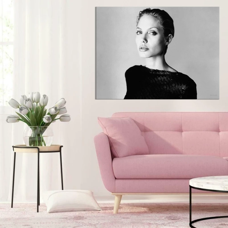 تابلو شاسی طرح بازیگر انجلینا جولی مدل Angelina_Jolie کد 64hz