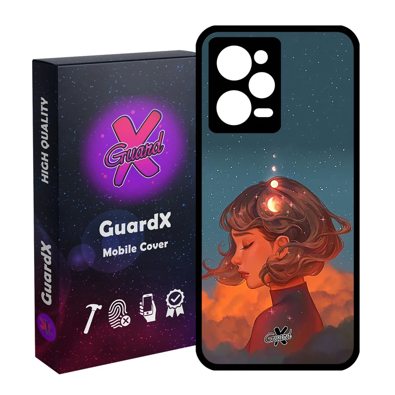 کاور گارد ایکس طرح Girl مدل Glass10302 مناسب برای گوشی موبایل شیائومی Redmi Note 12 Pro 5G/Poco X5 Pro 5G/Note 12 Pro Pro speed