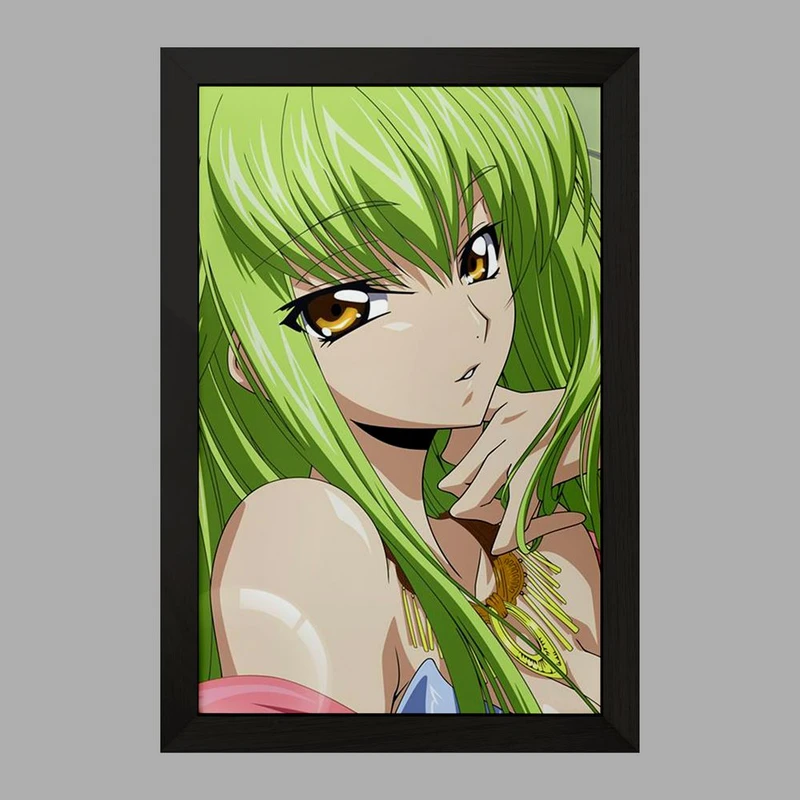 تابلو خندالو مدل C.C سی سی انیمه Code Geass  کد 13051