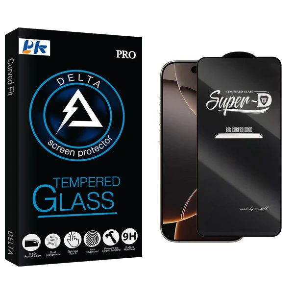 محافظ صفحه نمایش پی کی مدل Delta2 SuperD مناسب برای گوشی موبایل اپل iPhone 16 Pro