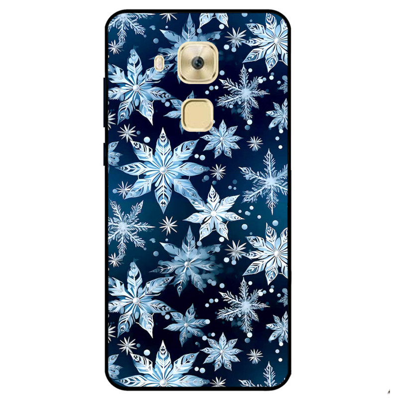 کاور مگافون طرح برف مدل 2824 مناسب برای گوشی موبایل هوآوی Nova Plus 
