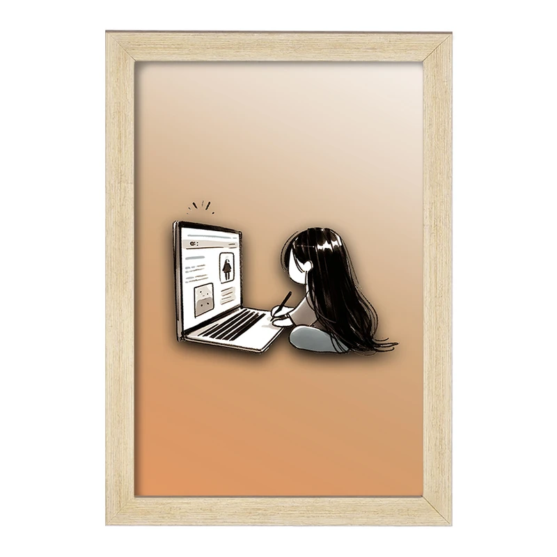 تابلو خندالو مدل دخترانه بامزه کد F3319