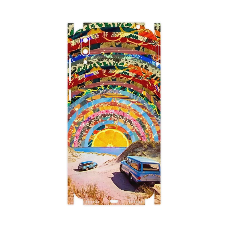 برچسب پوششی ماهوت مدل Collage of Orange Sky-FullSkin مناسب برای گوشی موبایل هوآوی Y7 Pro 2019