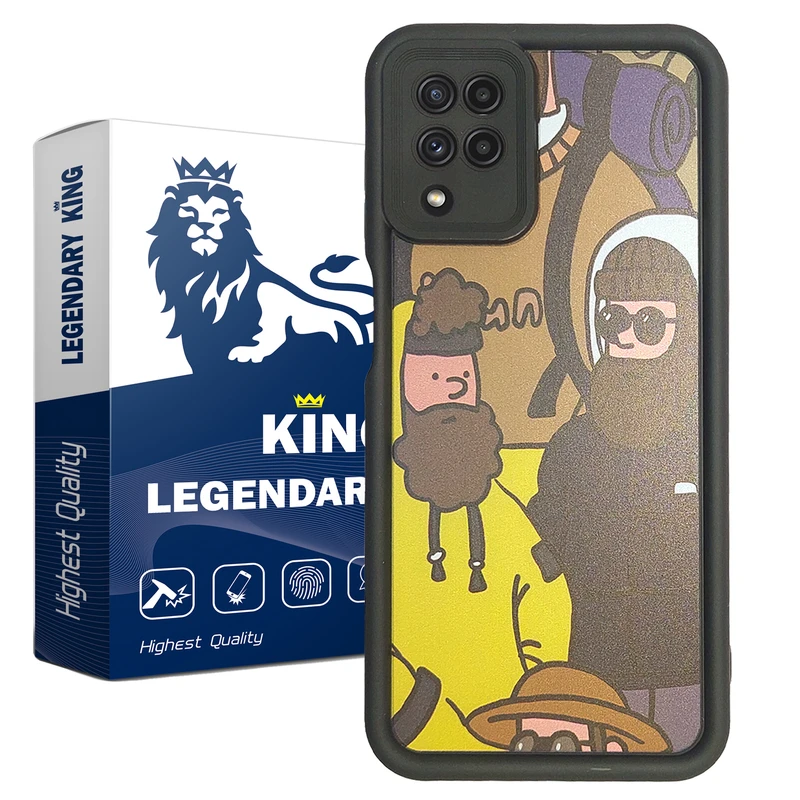 کاور لجندری کینگ طرح کاپشن مناسب برای گوشی موبایل سامسونگ Galaxy A12