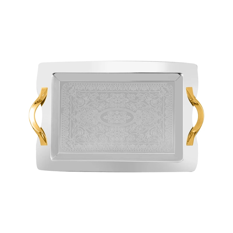 سینی دیاکو فریم النا دسته دیاموند طرح گلدار 4102SG-P