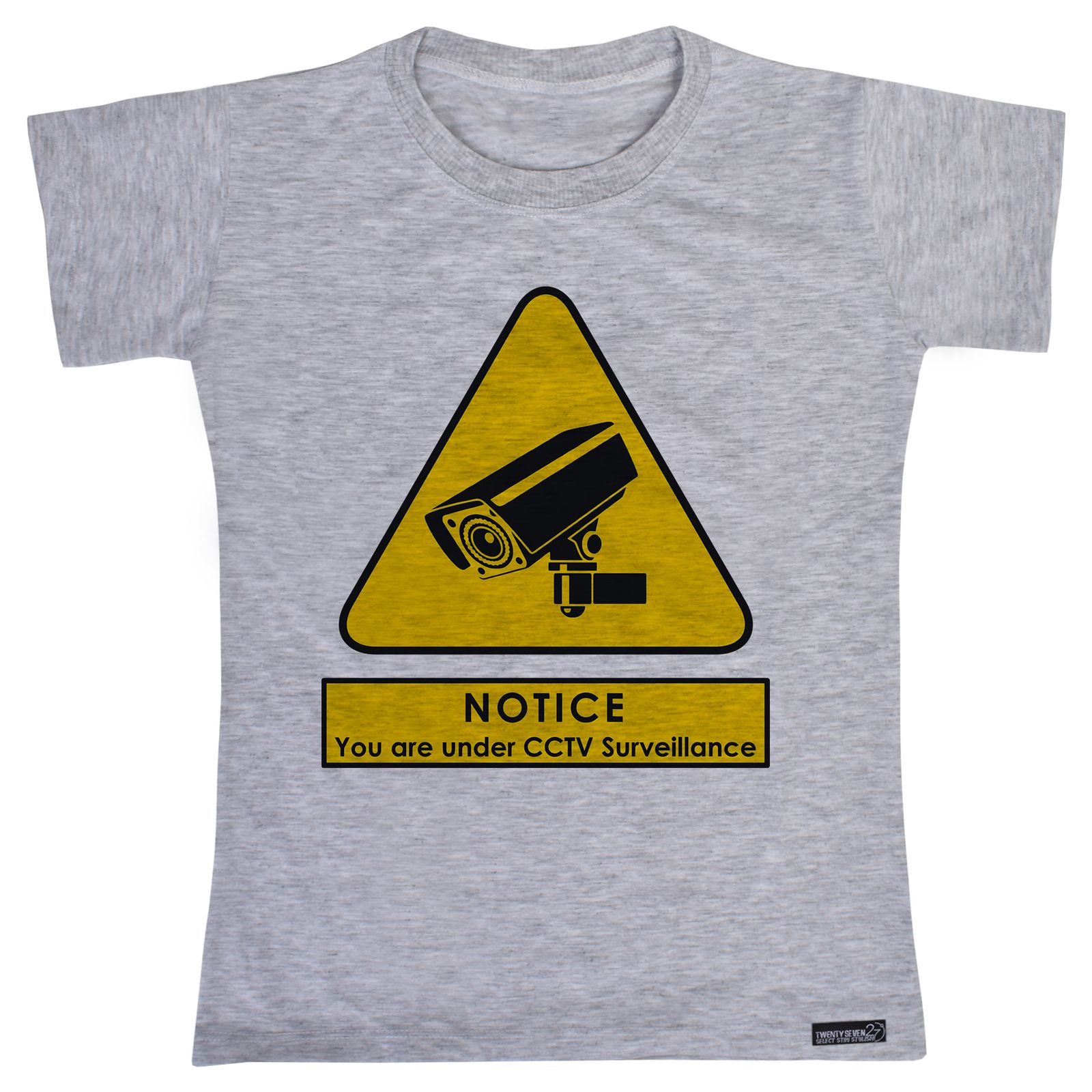 تی شرت آستین کوتاه دخترانه 27 مدل Security Camera کد MH888 -  - 2