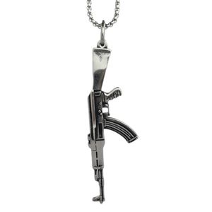 نقد و بررسی گردنبند مردانه طرح تفنگ مدل 23434 توسط خریداران