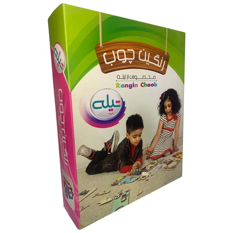 بازی آموزشی رنگ آمیزی مدل رنگین چوب