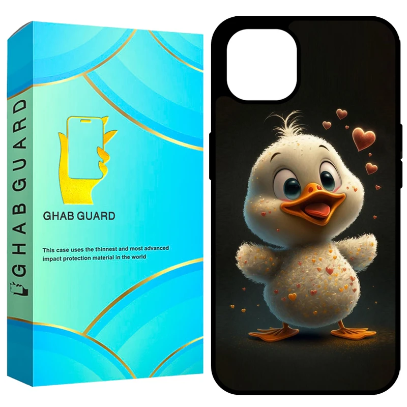  کاور قاب گارد طرح جوجه اردک مدل GCHP13 مناسب برای گوشی موبایل اپل iPhone 13