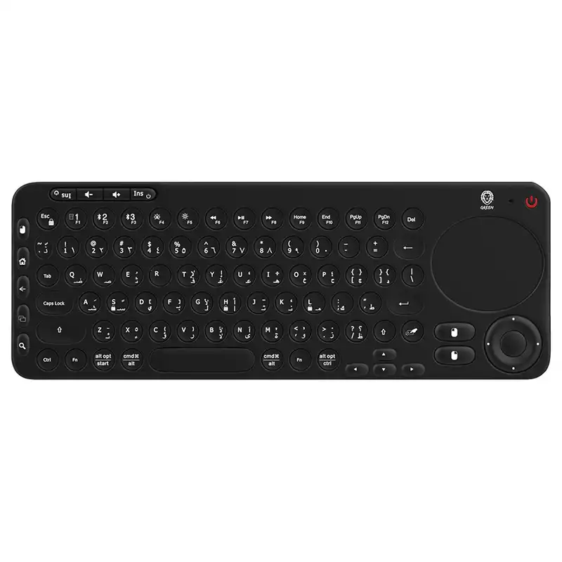 کیبورد گرین مدل Green keyboard with touchpad