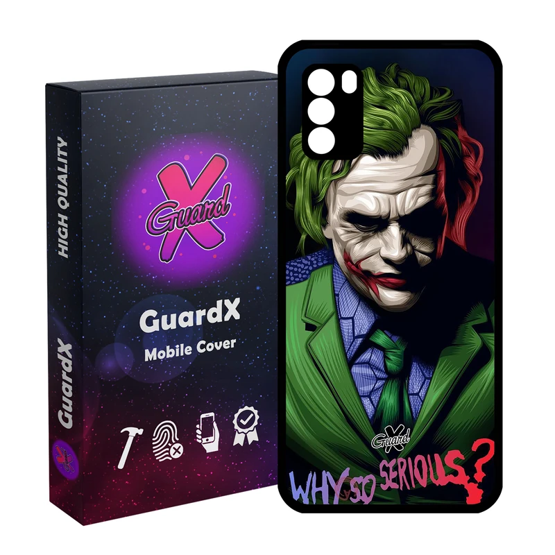 کاور گارد ایکس طرح Joker مدل Glass10187 مناسب برای گوشی موبایل شیائومی Poco M3