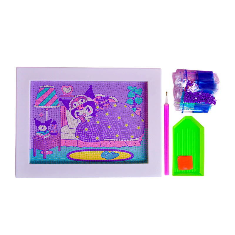 بازی آموزشی مدل نقاشی الماسی قاب دار طرح کرومی