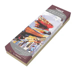 بسته رنگ آمیزی سالوت مدل آکرولیک کد 030725 مجموعه 18 عددی