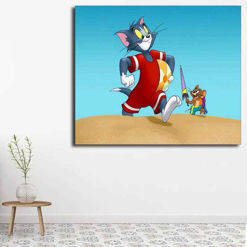  تابلو کودک و نوزاد مدل تام و جری کد 28