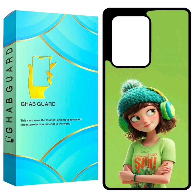 کاور قاب گارد طرح دختر مدل GCHPS20U مناسب برای گوشی موبایل سامسونگ Galaxy S20 Ultra 4G / Galaxy S20 Ultra 5G