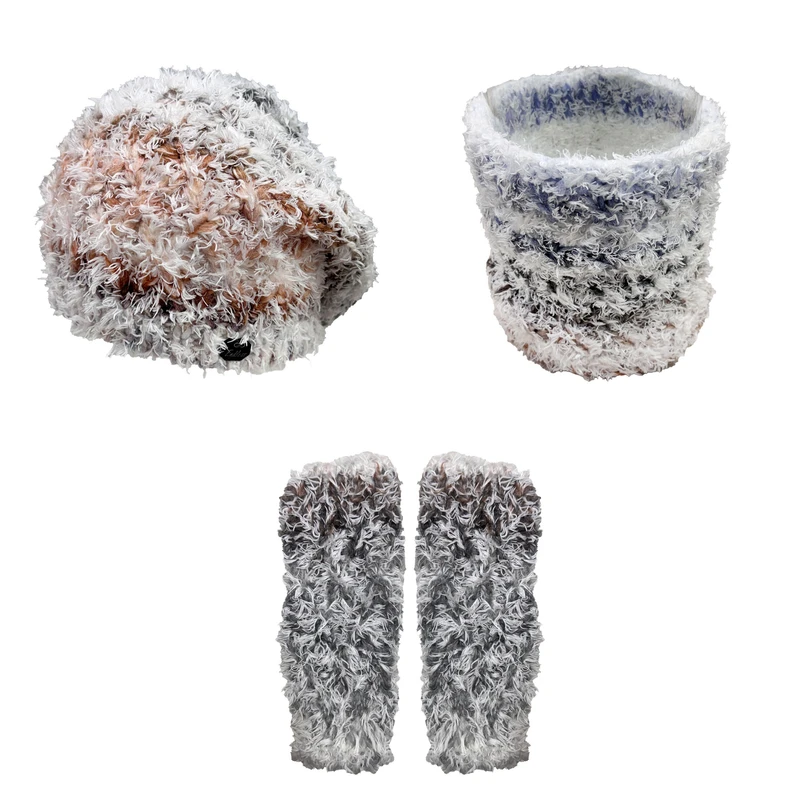 ست کلاه و شال گردن و دستکش بچگانه اندلس مدل 65018