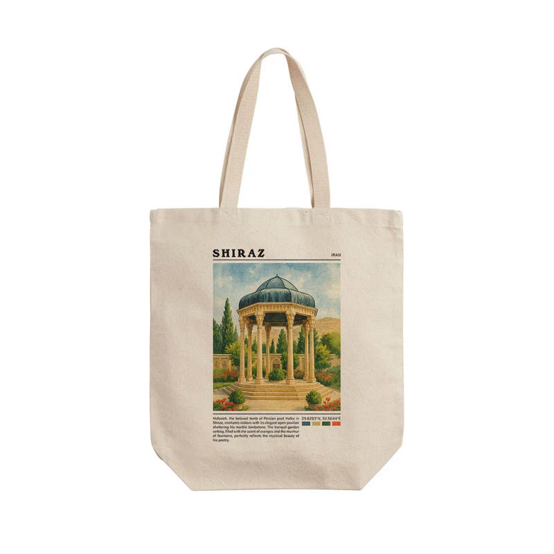 ساک خرید ترمه طراحان ایده مدل حافظیه شیراز کد map0824 - L