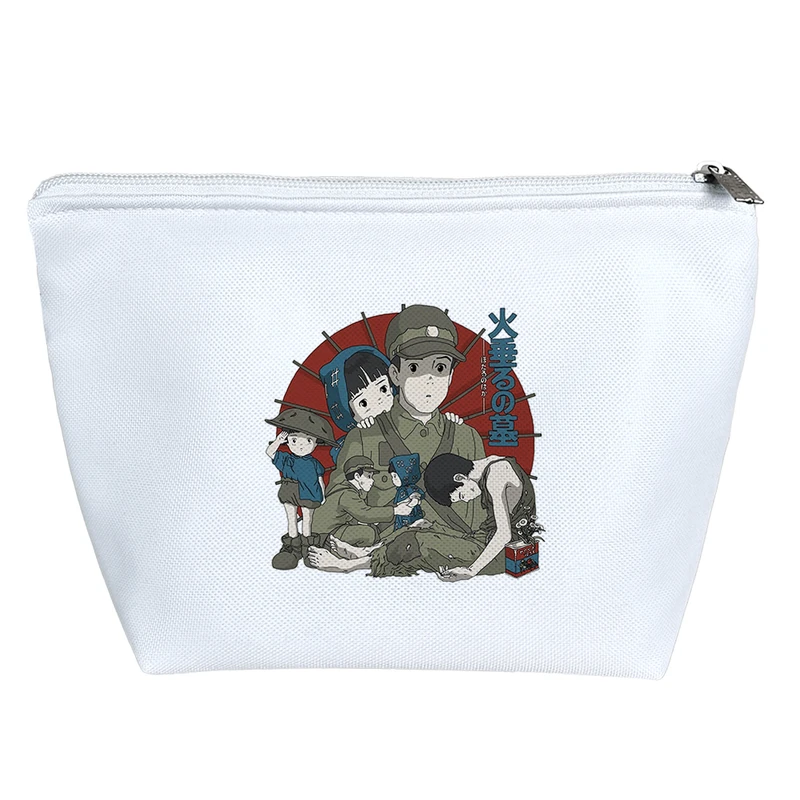 کیف لوازم آرایش دخترانه خندالو مدل انیمیشن گورستان کرمهای شب تاب کد 1201