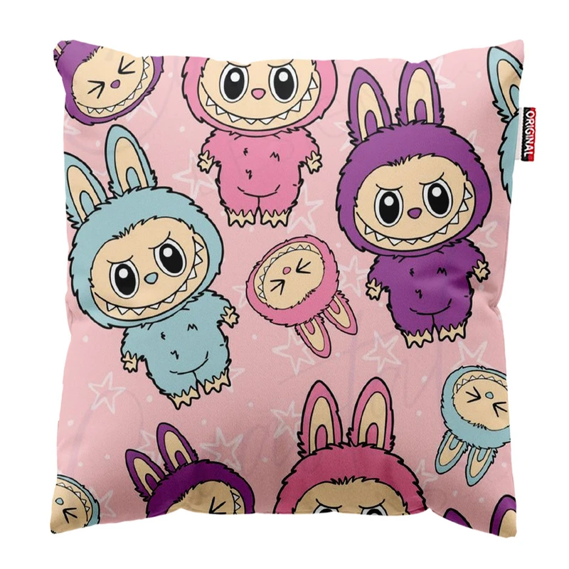 کوسن پاد آفرین طرح لبوبو کد 51 سایز 30* 30 سانتی متر