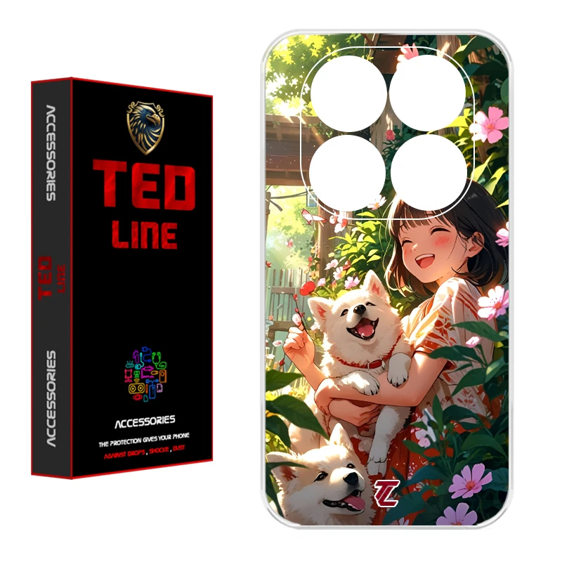 کاور تدلاین طرح سگ کد 1177 مناسب برای گوشی موبایل شیائومی Redmi Note 14 Pro Plus 5G