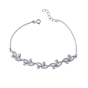   دستبند نقره زنانه بازرگانی میلادی کد DP_241