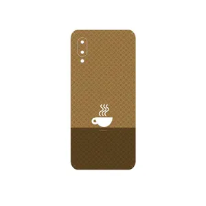 MAHOOT Minimal Cup of Coffee Icon Cover Sticker for Samsung Galaxy M02