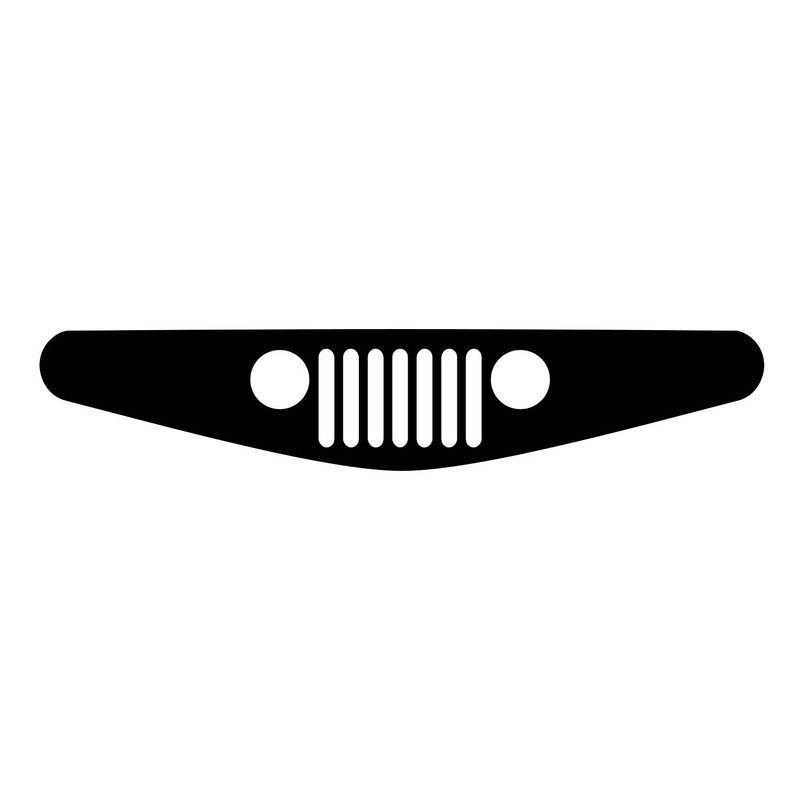 برچسب لایت بار دسته پلی استیشن 4 ونسونی طرح Jeep Faceبسته 2 عددی