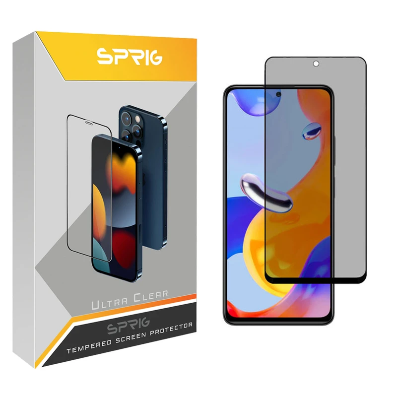 محافظ صفحه نمایش حریم شخصی اسپریگ مدل PRVSP مناسب برای گوشی موبایل شیائومی Redmi Note 11 Pro 5G