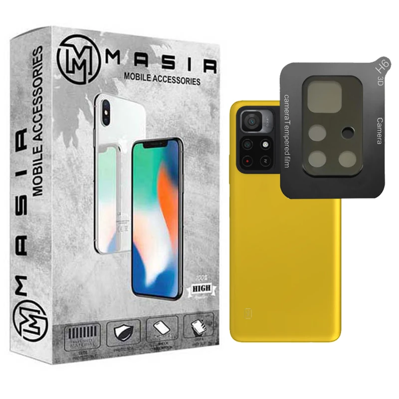  محافظ لنز دوربین مسیر مدل LNZ3D-M مناسب برای گوشی موبایل شیائومی Poco M4 Pro 5G