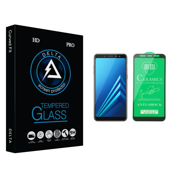 محافظ صفحه نمایش سرامیکی دلتا مدل HD مناسب برای گوشی موبایل سامسونگ Galaxy A8 Plus