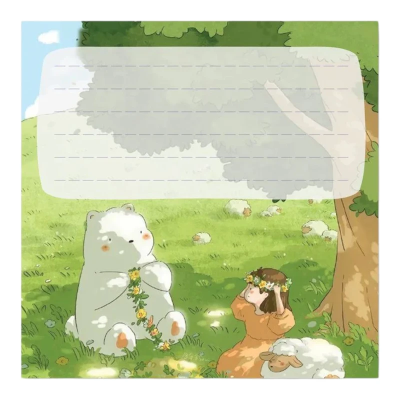 کاغذ یادداشت پانداک مدل A28 سایز 10*10 سانتی متر بسته 2 عددی