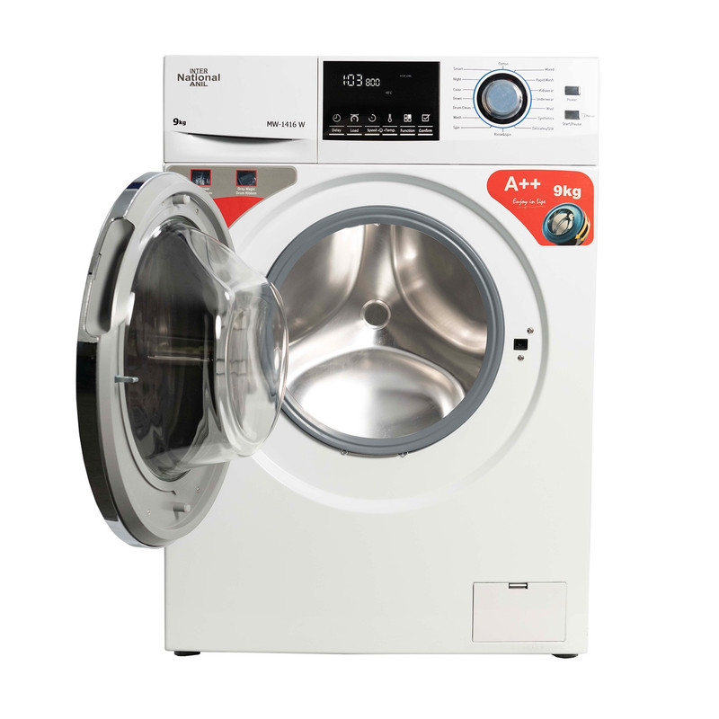 ماشین لباسشویی اینترنشنال آنیل مدل MW-1416 ظرفیت 9 کیلوگرم