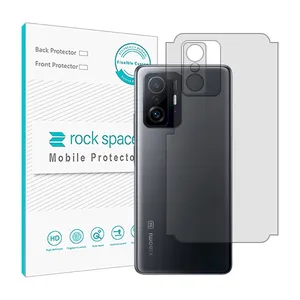 Transparent Rockspace HyGEL phone back protector suitable for Xiaomi 11T mobile phone