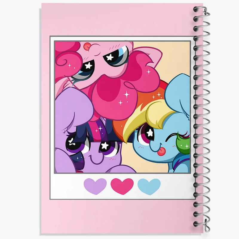 دفتر لیست خرید 50 برگ خندالو طرح اسب تک شاخ کد N2144