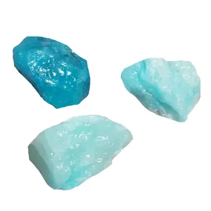 سنگ نمک دکوری مدل کریستالی طرح ساحل  کد ZBR124 بسته 3 عددی