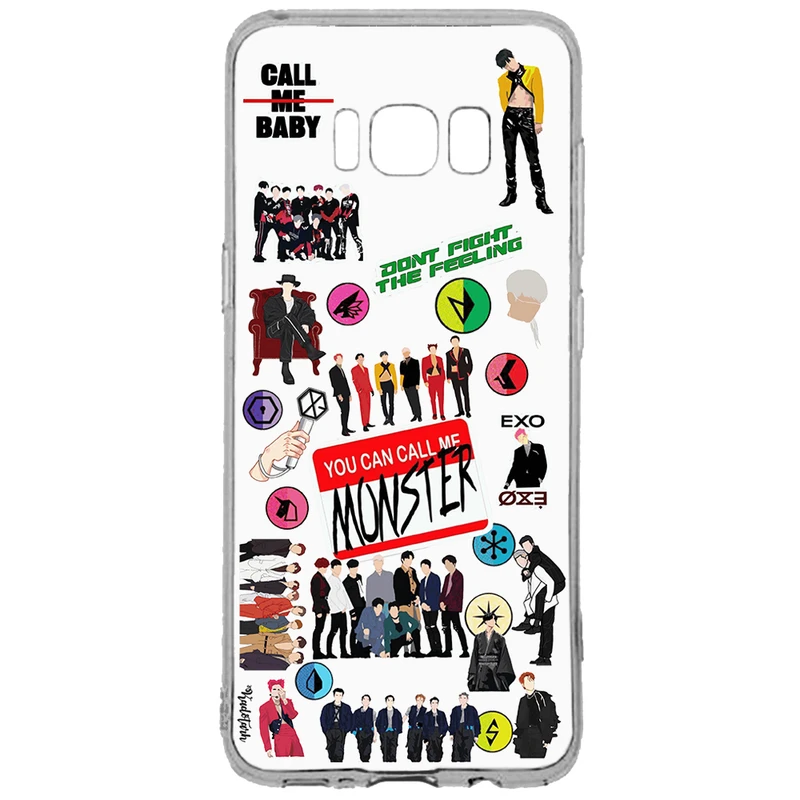 کاور طرح EXO مناسب برای گوشی موبایل سامسونگ Galaxy S8 Plus