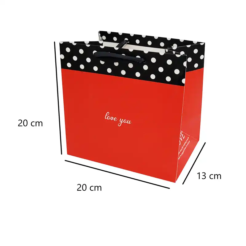 پاکت هدیه مدل LOVE YOU کد GP339