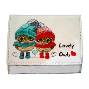کیف پول مدل lovely owls کد 1014