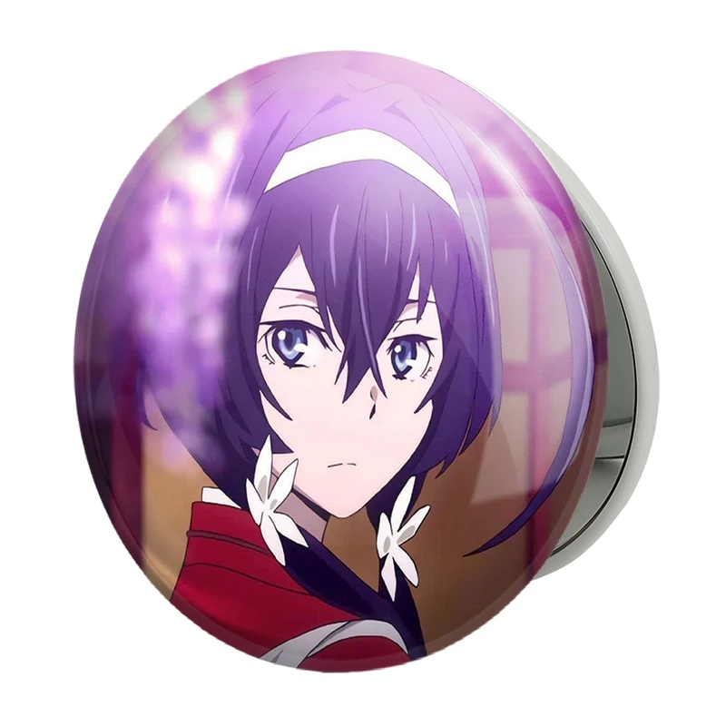 آینه جیبی خندالو طرح کیوکا ایزومی انیمه سگ های ولگرد بانگو مدل تاشو کد 15652 