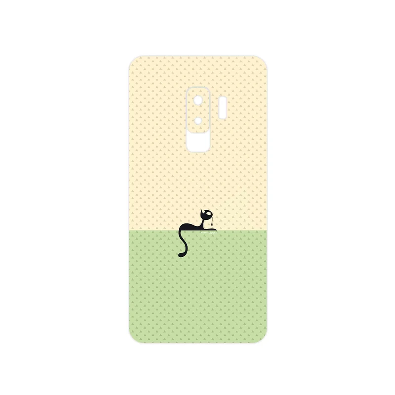 برچسب پوششی ماهوت مدل Minimal Internet Cat Icon مناسب برای گوشی موبایل سامسونگ Galaxy S9 Plus