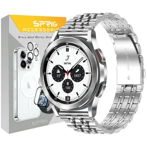Sprig Lux 7Row Band For Samsung Galaxy Watch 4 40mm / watch 4 44mm / Watch 5 40mm / Watch 5 44mm / Watch 6 40mm / Watch 6 44mm