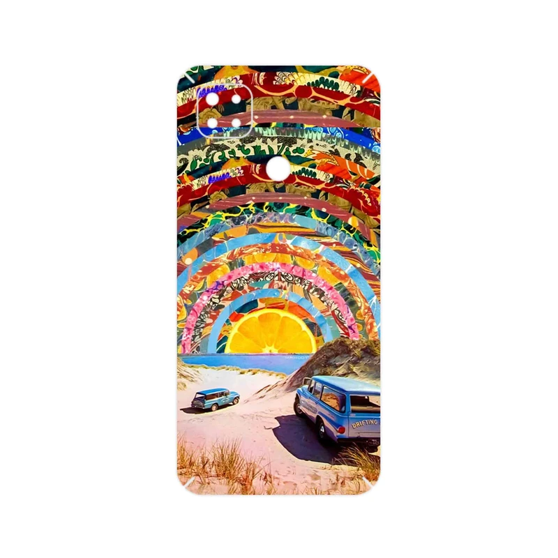 برچسب پوششی ماهوت مدل Collage of Orange Sky مناسب برای گوشی موبایل شیائومی Redmi 9C NFC