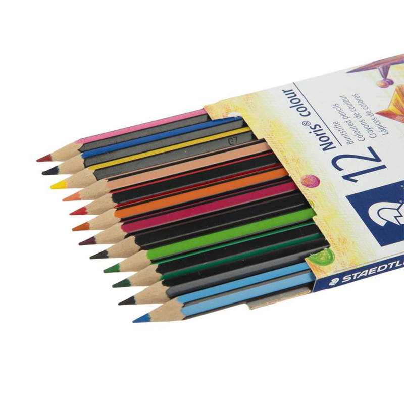 مداد رنگی 12 رنگ استدلر مدل Noris Colour