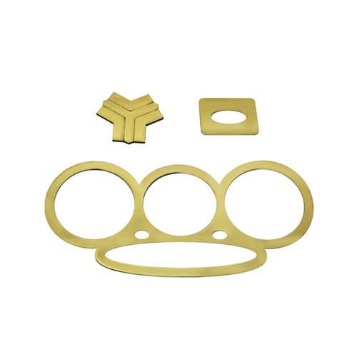 تریم پنل بخاری و آرم فرمان خودرو مدل PEER_123 مناسب برای پراید مجموعه 3 عددی