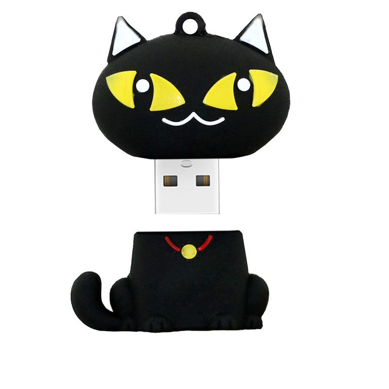 فلش مموری دایا دیتا طرح Black Cat مدل PF1054-USB3 ظرفیت 128 گیگابایت