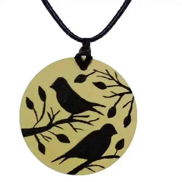 نیم ست زنانه مدل چوبی پرنده