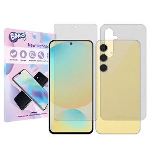Bingo Tough model matte screen protector suitable for Samsung Galaxy M55 5G mobile phone along with the back protector