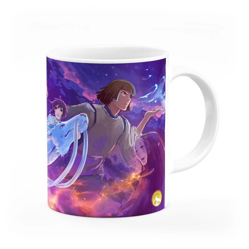 ماگ هومرو طرح انیمه شهر اشباح Spirited Away مدل MG2436