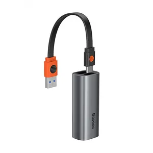 مبدل USB-C به RJ45 باسئوس مدل CAHUB-AF0G