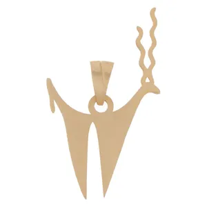 آویز گردنبند طلا 18 عیار زنانه الن نار مدل 0848